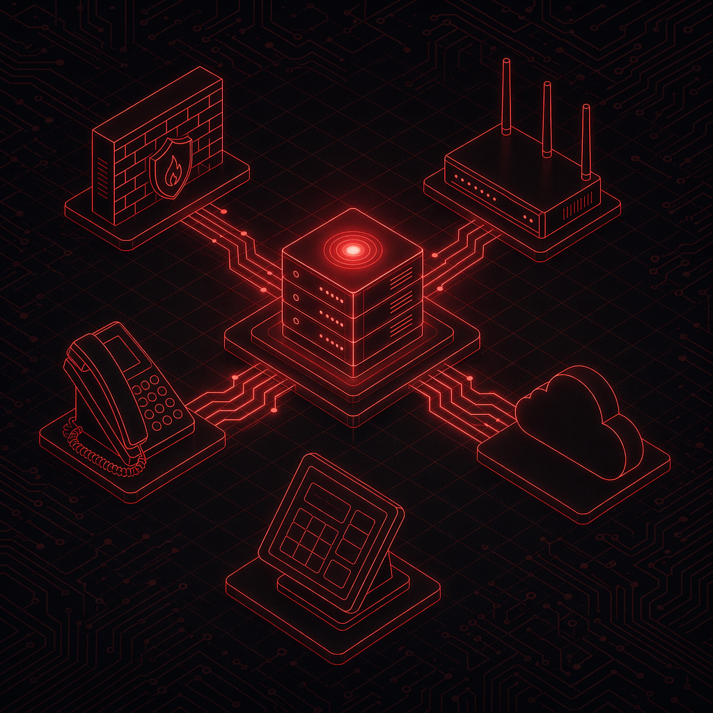 Isometric illustration of RTA technology partner ecosystem